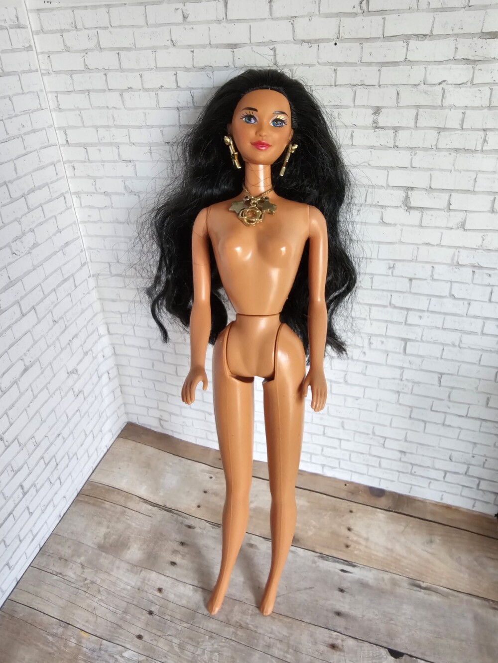 Mattel Vintage 1991 Sunsation Kira Barbie Friend Fashion Doll Nude Jewelry Rare - Picture 2 of 5